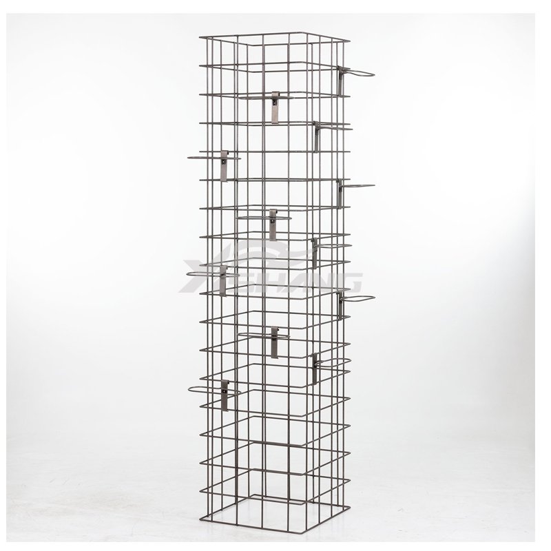 Heavy Duty Industrial Shoe Rack Wire Metal Shoe Rack for Shop