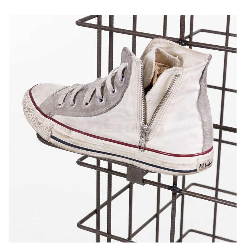 Heavy Duty Industrial Shoe Rack Wire Metal Shoe Rack for Shop
