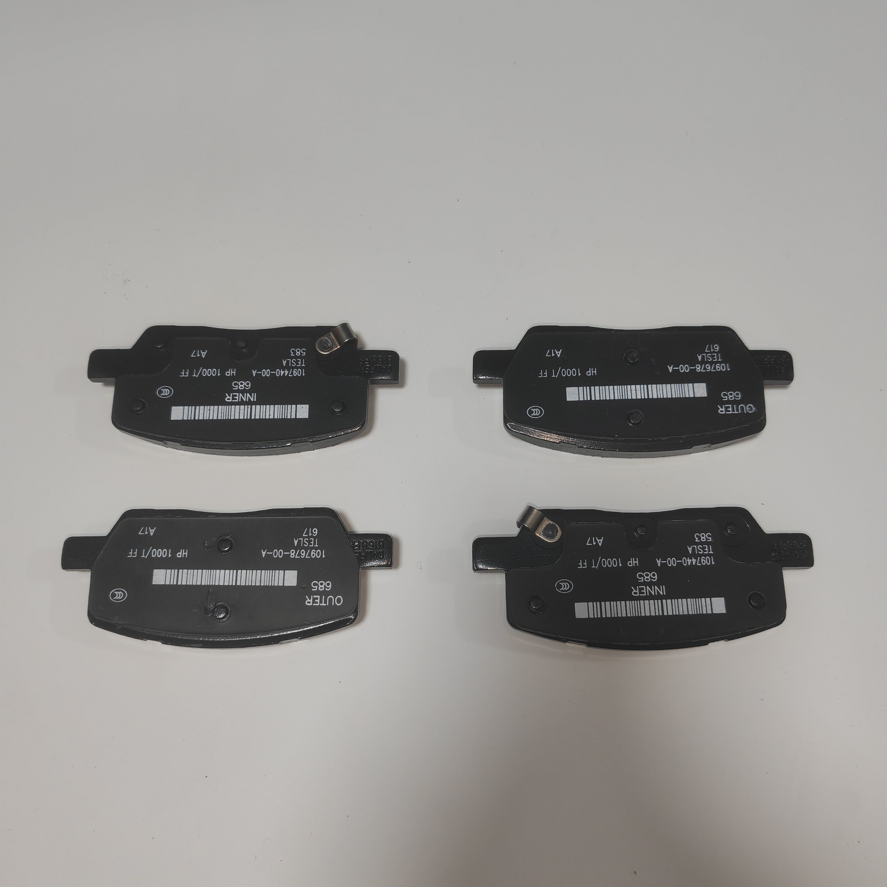 Ceramic Brake Pads for Tesla ModelS ModelX Rear Wheel New Original Factory 1097416-00-B