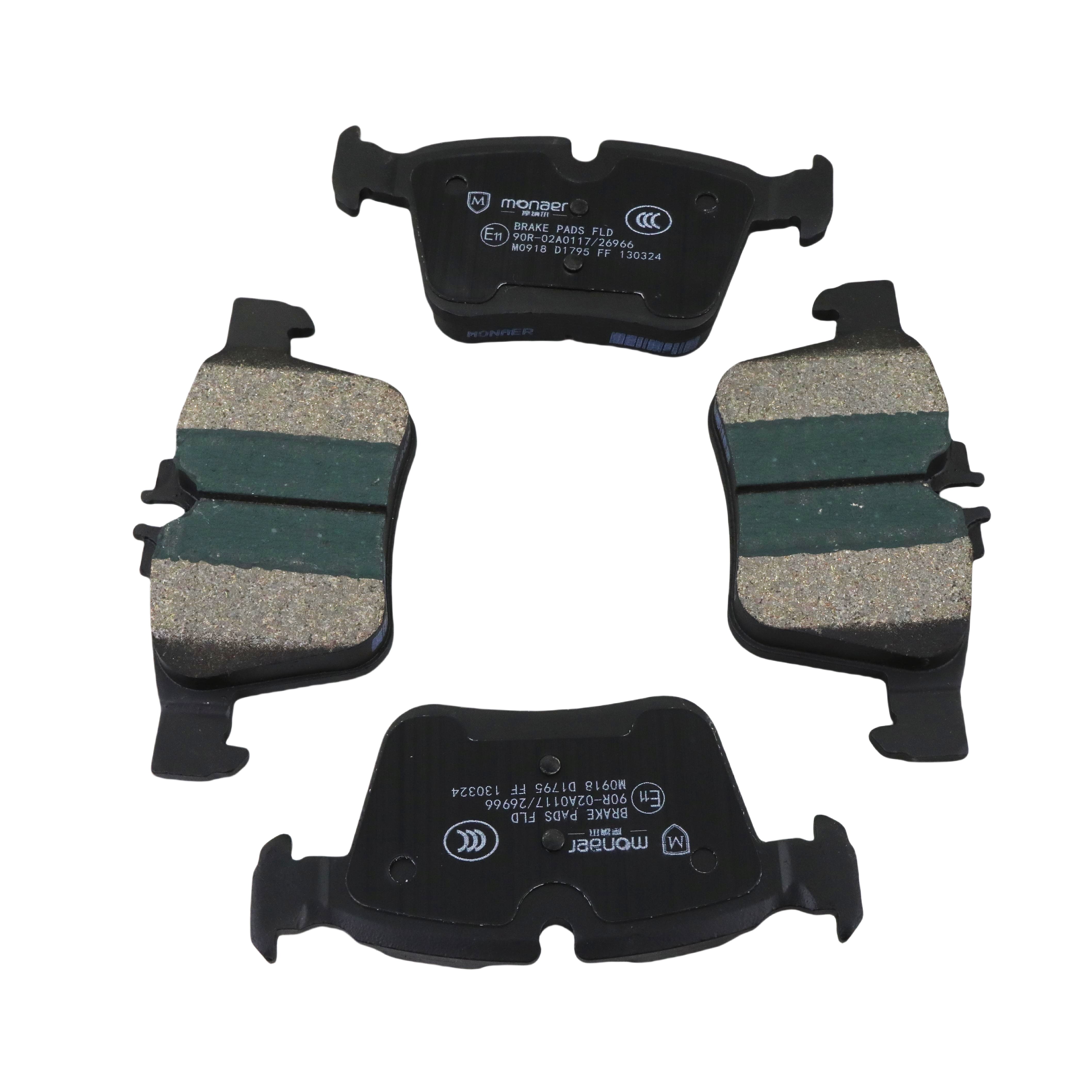 D1795 Brake Pad Manufacturer Monaer High End Ceramic Brake Pads No Sound No Dust