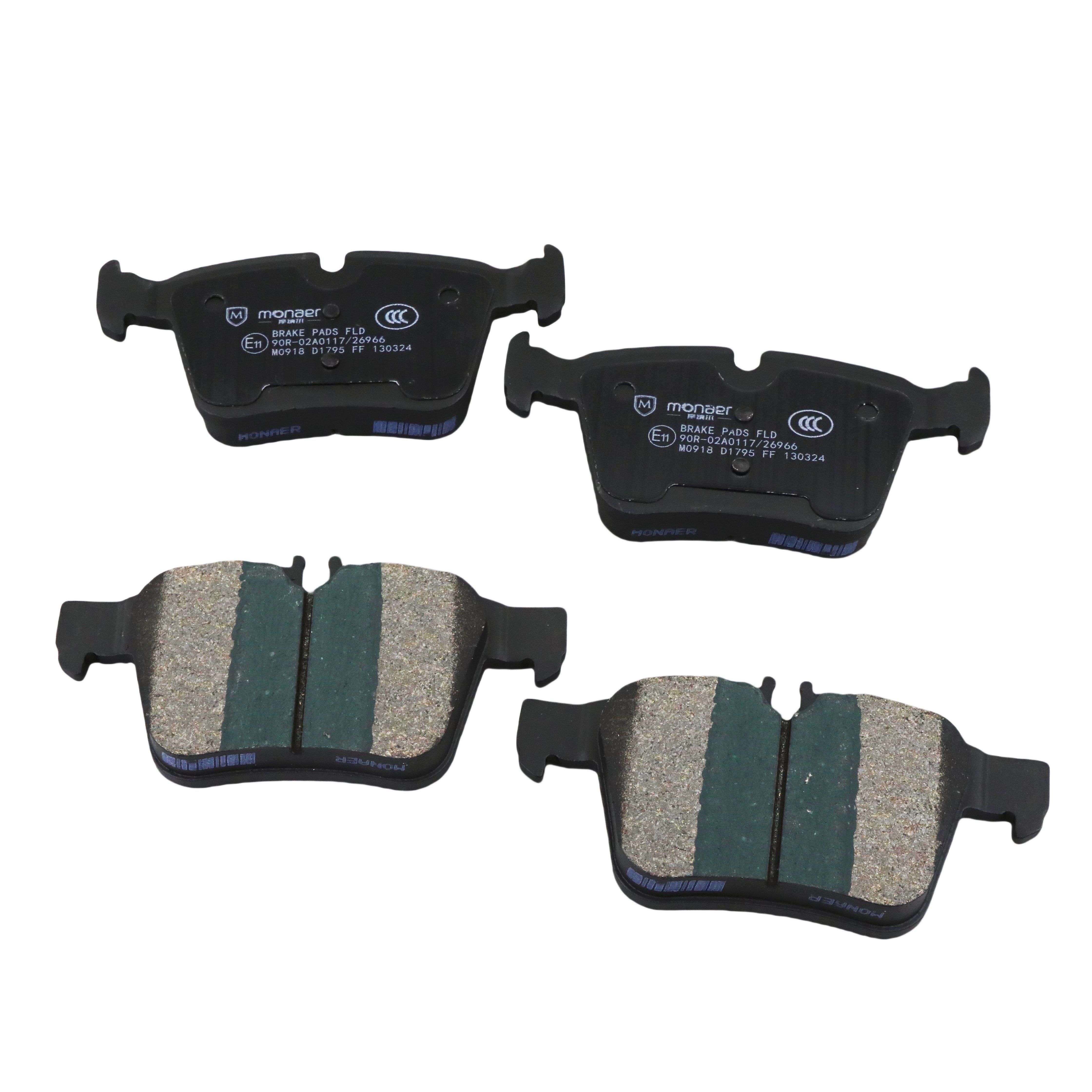 D1795 Brake Pad Manufacturer Monaer High End Ceramic Brake Pads No Sound No Dust