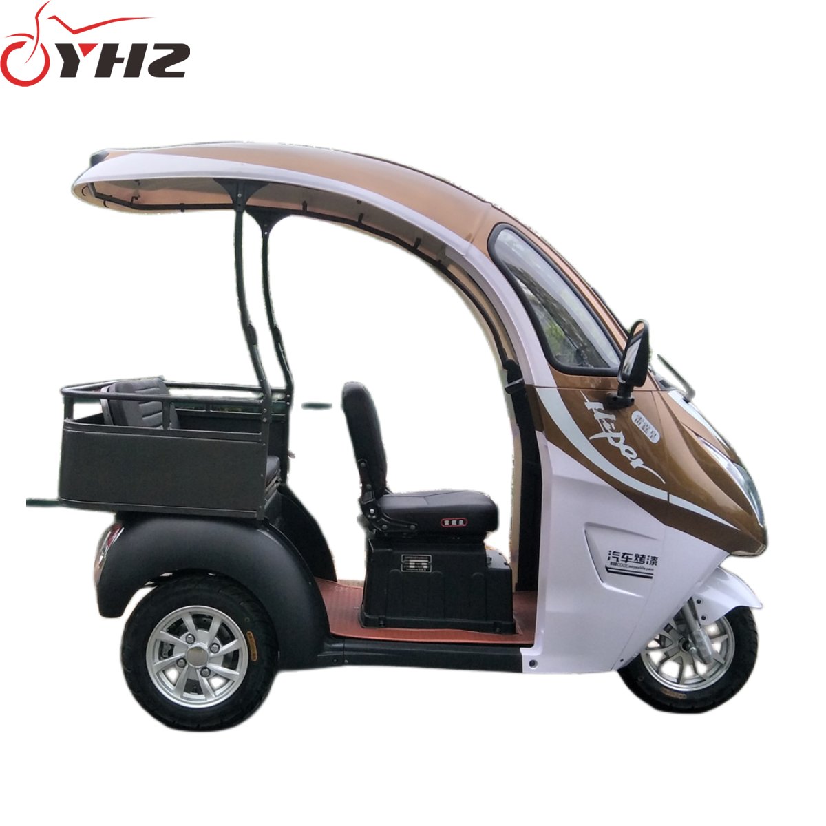 Hot Selling Open Body Electric Golf Cart Three Wheels Motorcycle Scooter 60V 800W 1000W for Adult