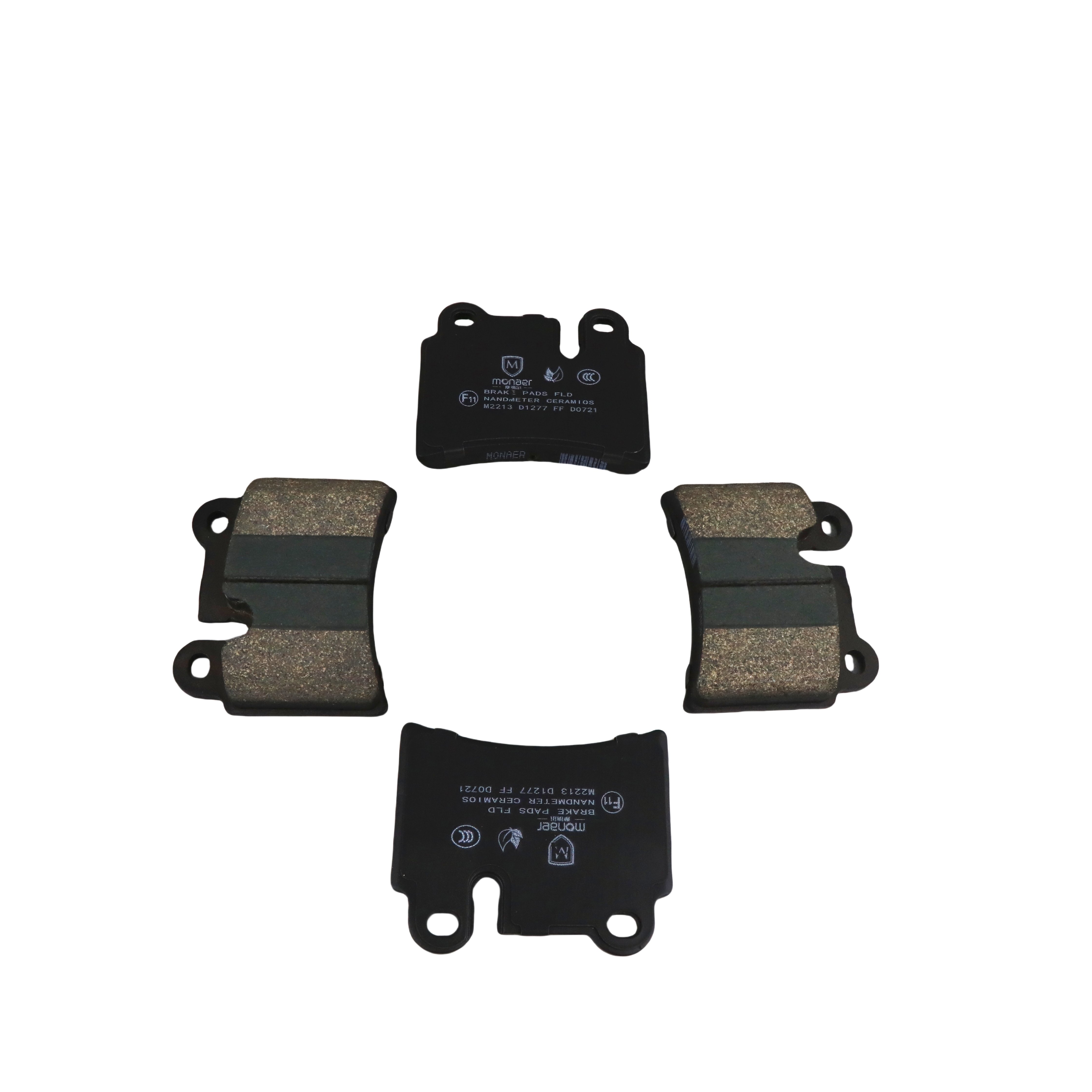 D1277 7L6698451 B High Quality Brake System Rear Brake Pad Suitable for VOLKSWAGEN Touareg