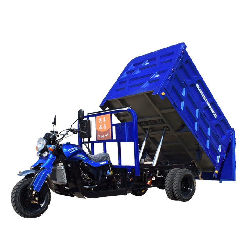 Efficient Three-Wheeled Motorcycle for Cargo Transport on Rough Roads 5-wheeled Motorcycle Tricycle