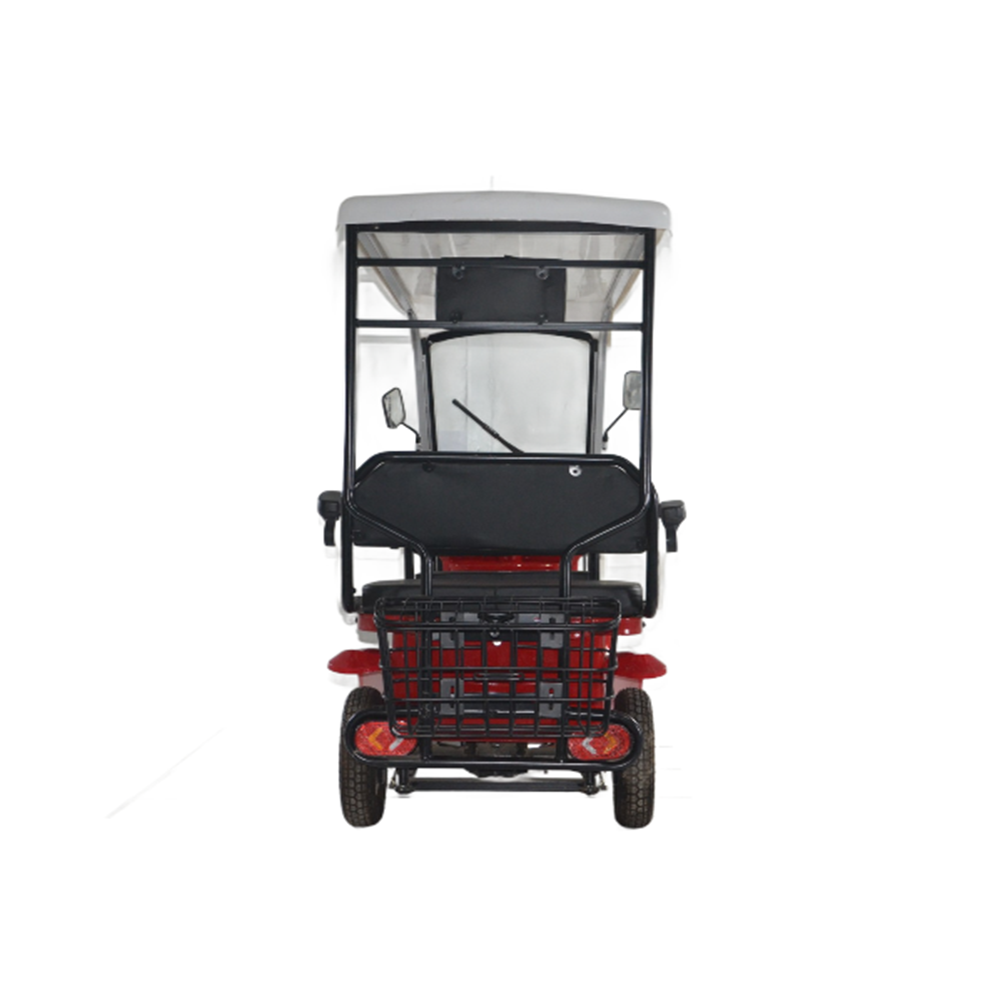 1000W 1500W Drum Brake 60V 20AH 4 Wheels Mini Sightseeing Bus Electric Tricycles Vehicles for 3 Adult Passengers