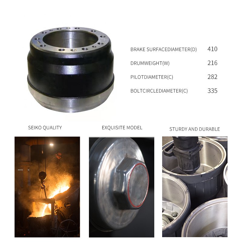 3171747 21508812 21451967 21094123 1075309 Semi Trailer Heavy Duty Truck Brake Drums for VOLVO