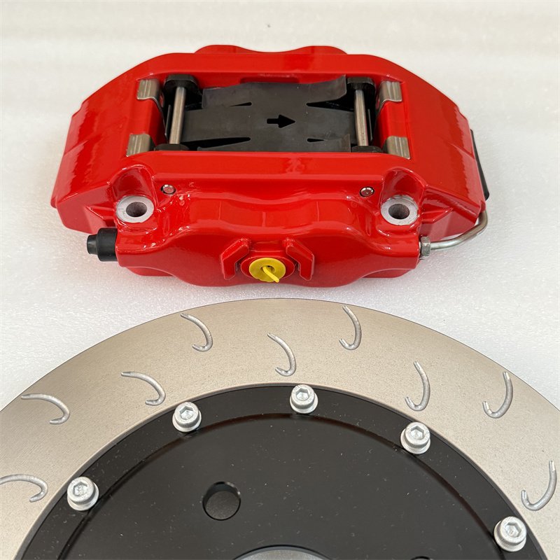 Jekit 4 Pots 330*24mm Disc Brake Caliper New Subaru Impreza 2008-2014 WRX STI 2015-2017 Fits VW Golf Land Rover Chery A7 Models