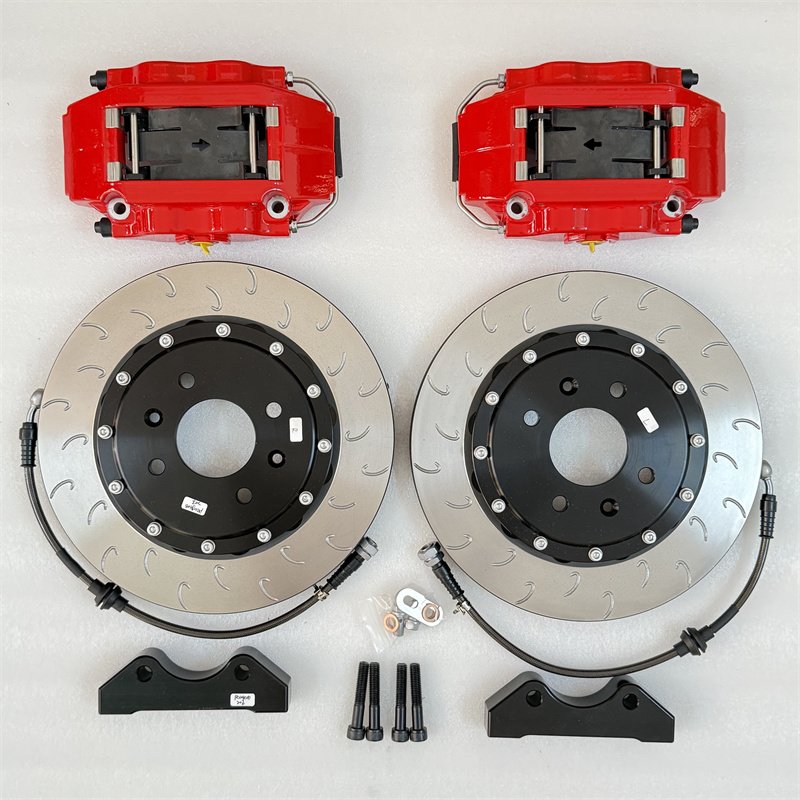 Jekit 4 Pots 330*24mm Disc Brake Caliper New Subaru Impreza 2008-2014 WRX STI 2015-2017 Fits VW Golf Land Rover Chery A7 Models