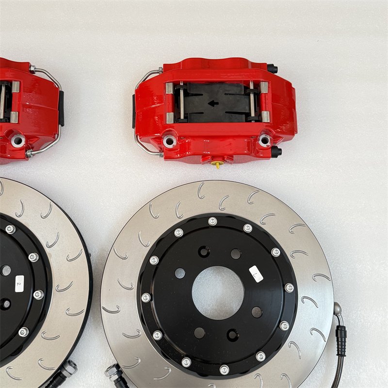Jekit 4 Pots 330*24mm Disc Brake Caliper New Subaru Impreza 2008-2014 WRX STI 2015-2017 Fits VW Golf Land Rover Chery A7 Models