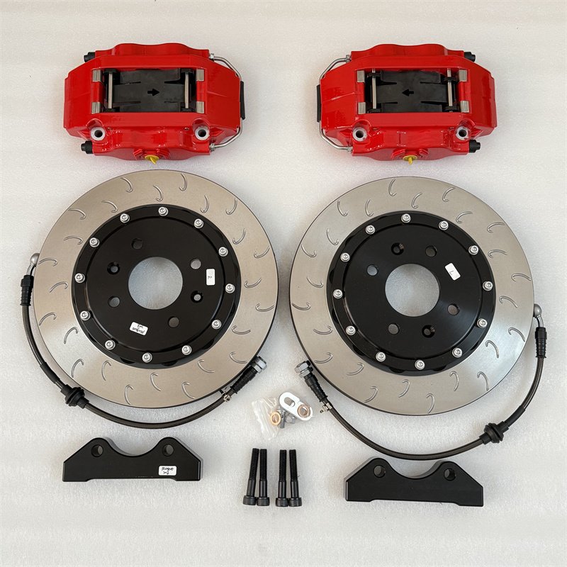 Jekit 4 Pots 330*24mm Disc Brake Caliper New Subaru Impreza 2008-2014 WRX STI 2015-2017 Fits VW Golf Land Rover Chery A7 Models