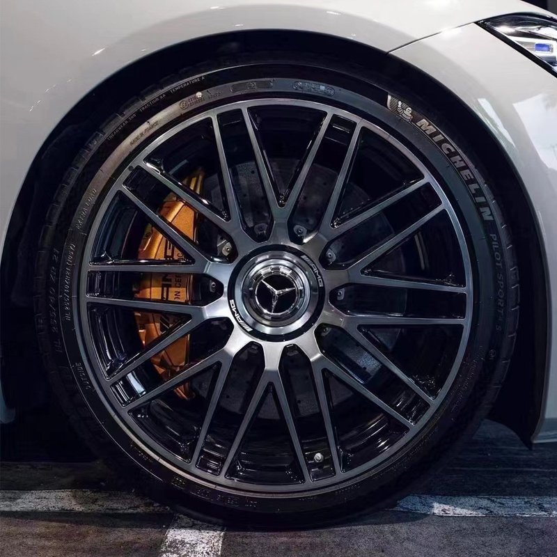 For AMG Carbon Ceramic Brake System for Mercedes-Benz Six Piston Brake Calipers for C63S E63S S63 S65 GLE63 G63 W205 W213 New