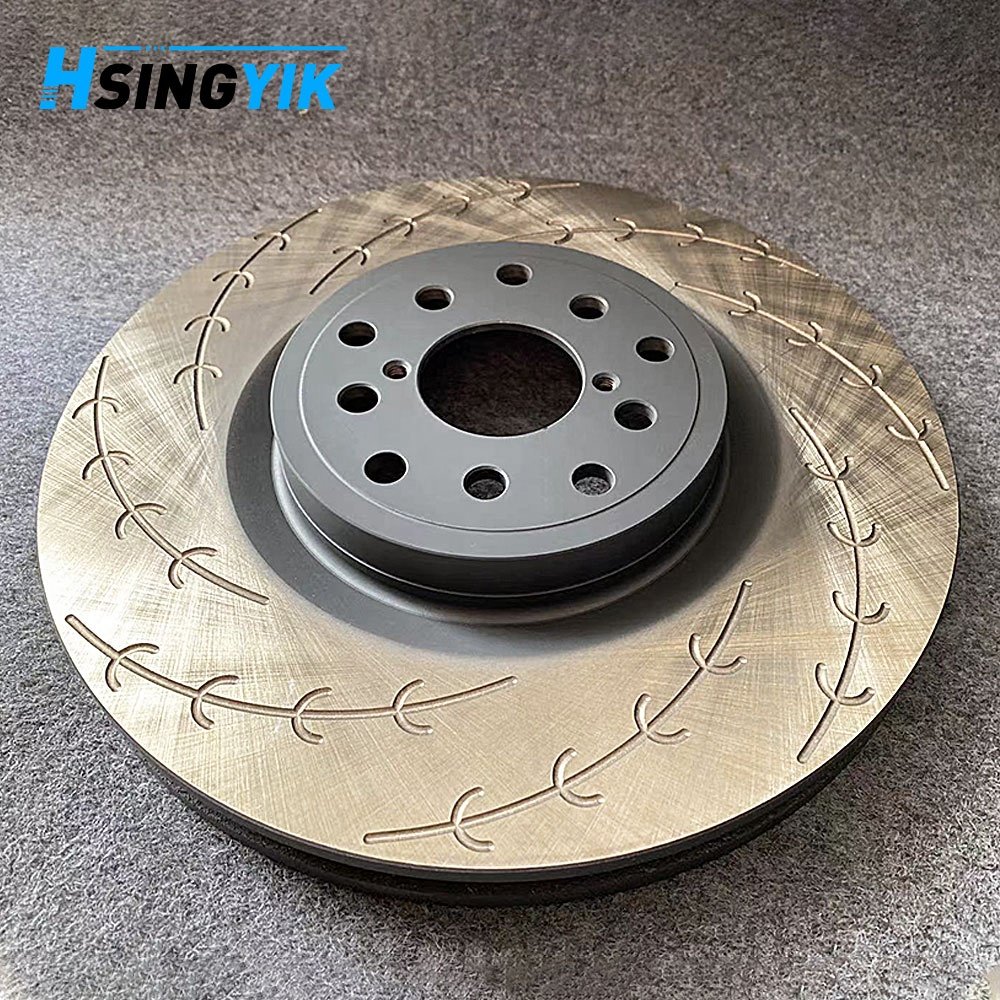 Hsingyik Ventilated Drilled Slotted 40206-VB001 Front Disc Brake Rotor for Nissan Patro Y61 40206-VB000