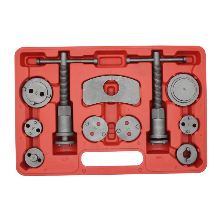21-Piece Disc Brake Caliper Wind Back Tool Kit, Front and Rear Brake Piston Compression Tool Kit