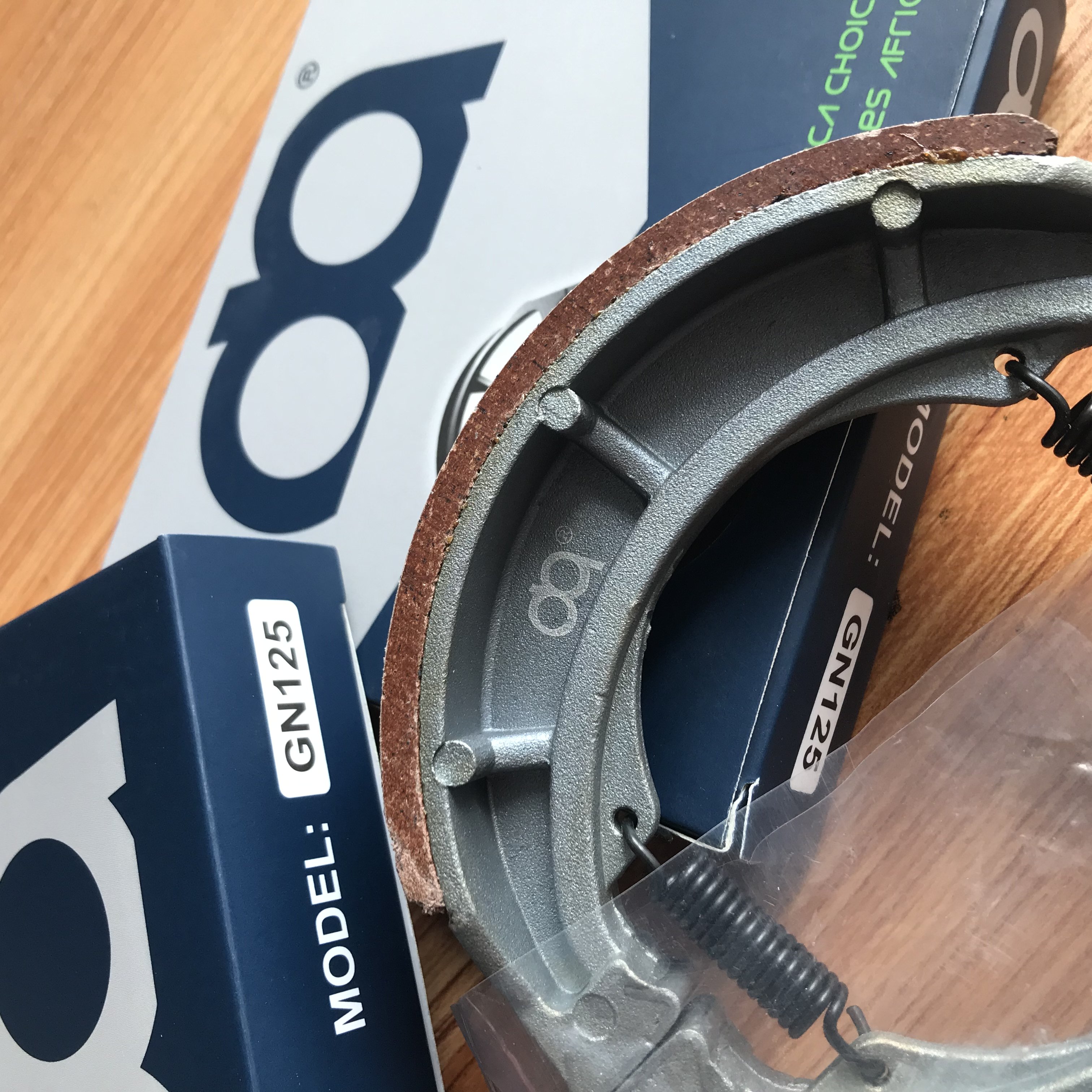 HIgh Quality Motorcycle Brake Shoe Motorcycle Parts & Accessories DQ Brand Africa Market