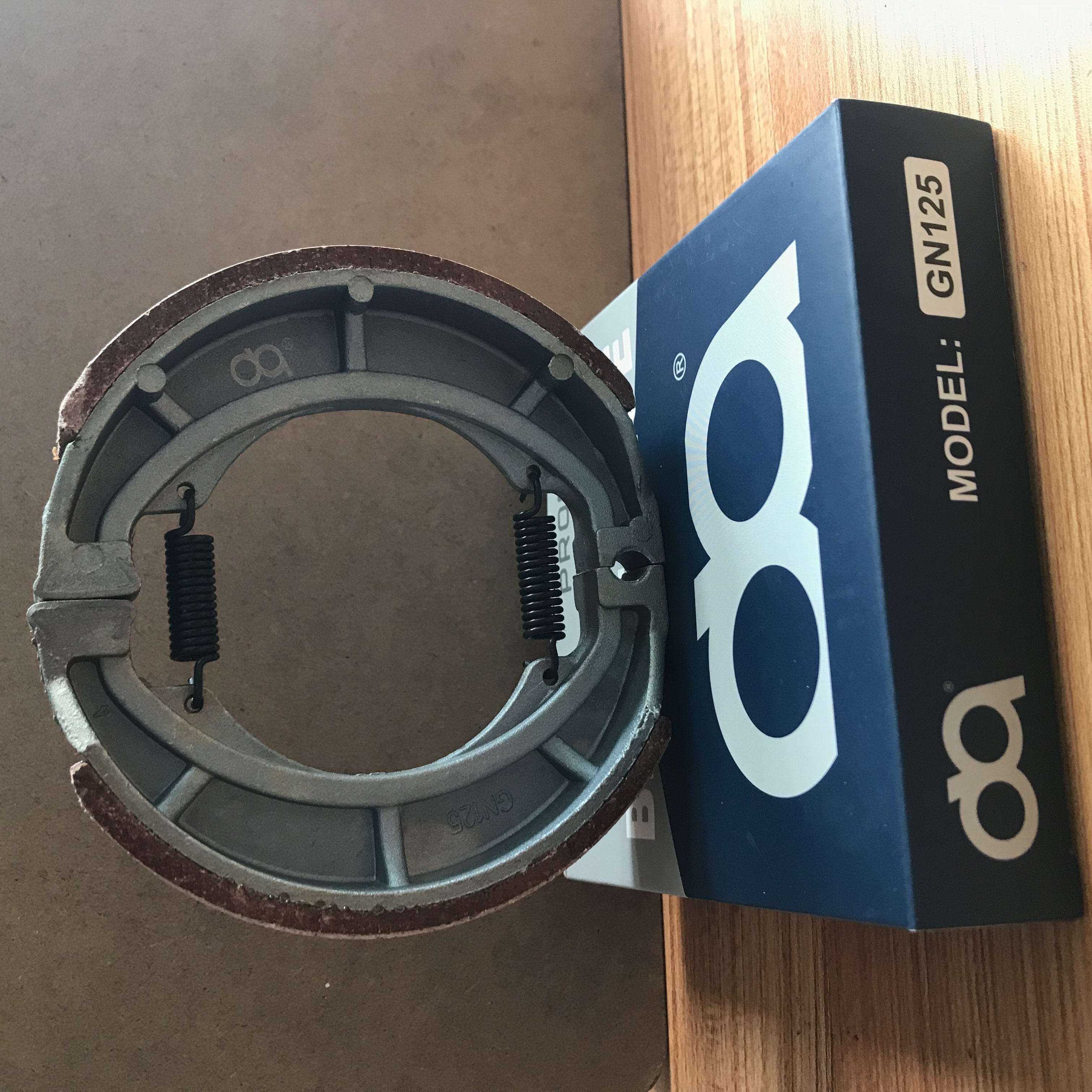 HIgh Quality Motorcycle Brake Shoe Motorcycle Parts & Accessories DQ Brand Africa Market