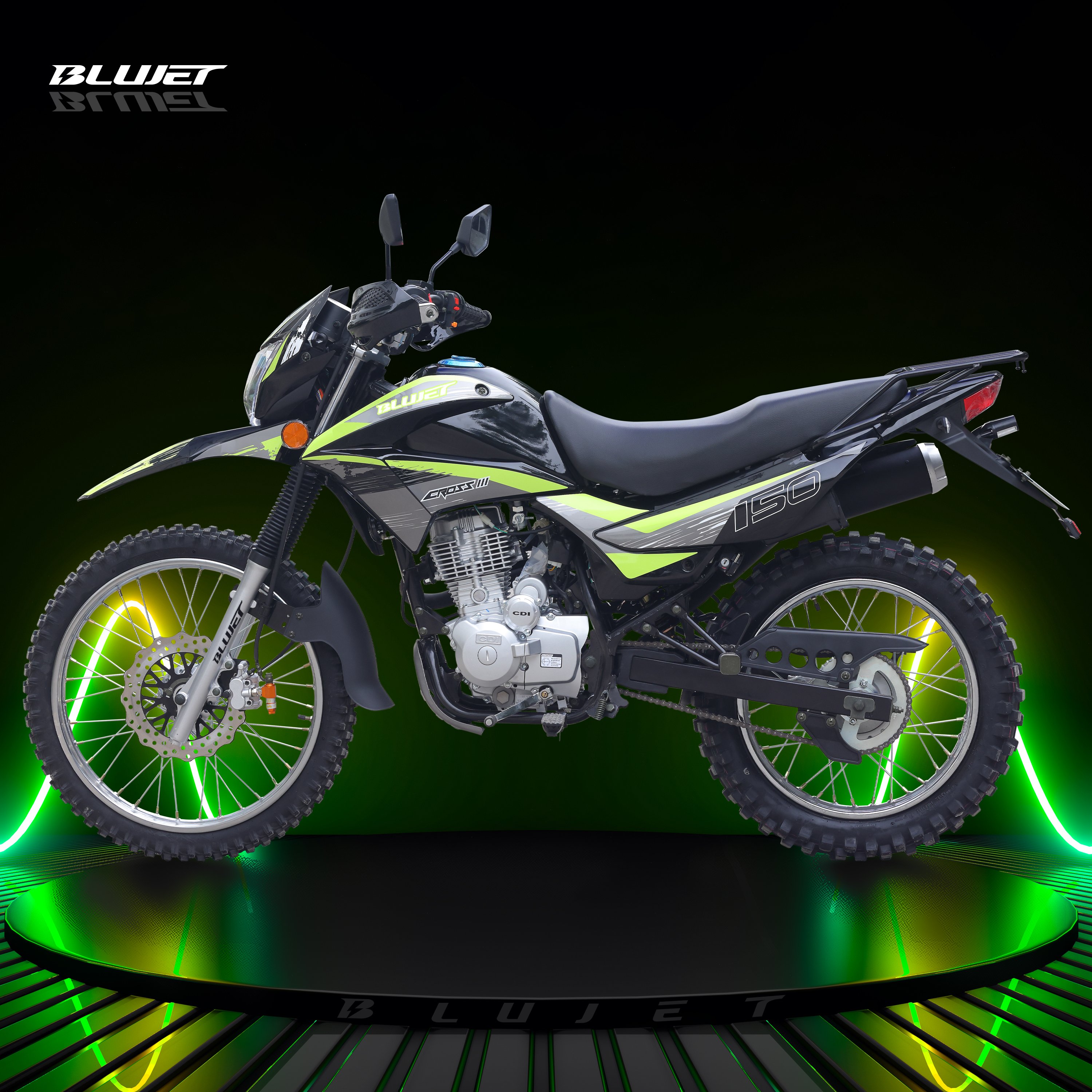 Broz Push Rod CG250 Engine Digital Meter Disc Brake Enduro Automatic Motorcycle 250cc 300cc Street Legal