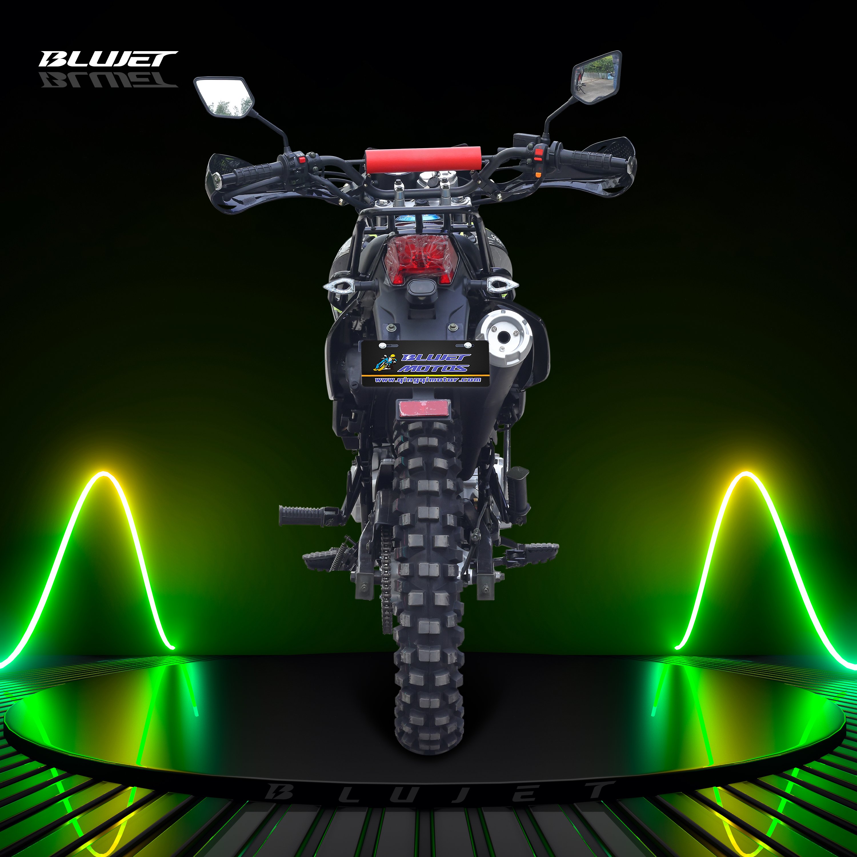 Broz Push Rod CG250 Engine Digital Meter Disc Brake Enduro Automatic Motorcycle 250cc 300cc Street Legal