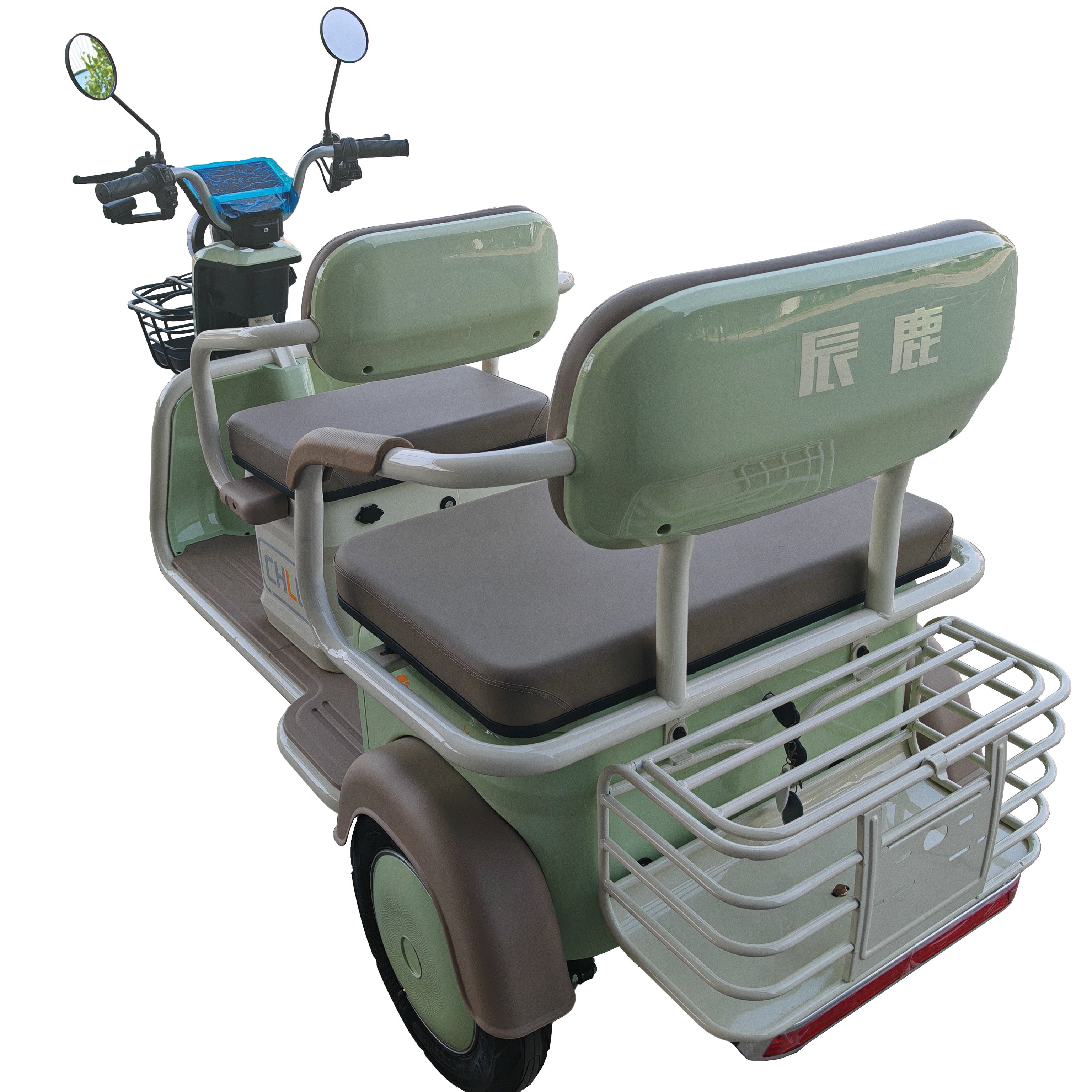 2023 Best 3 Wheel Passenger Tricycle Two Seat 48v Electric Tricycle Bike for Adults and Old People