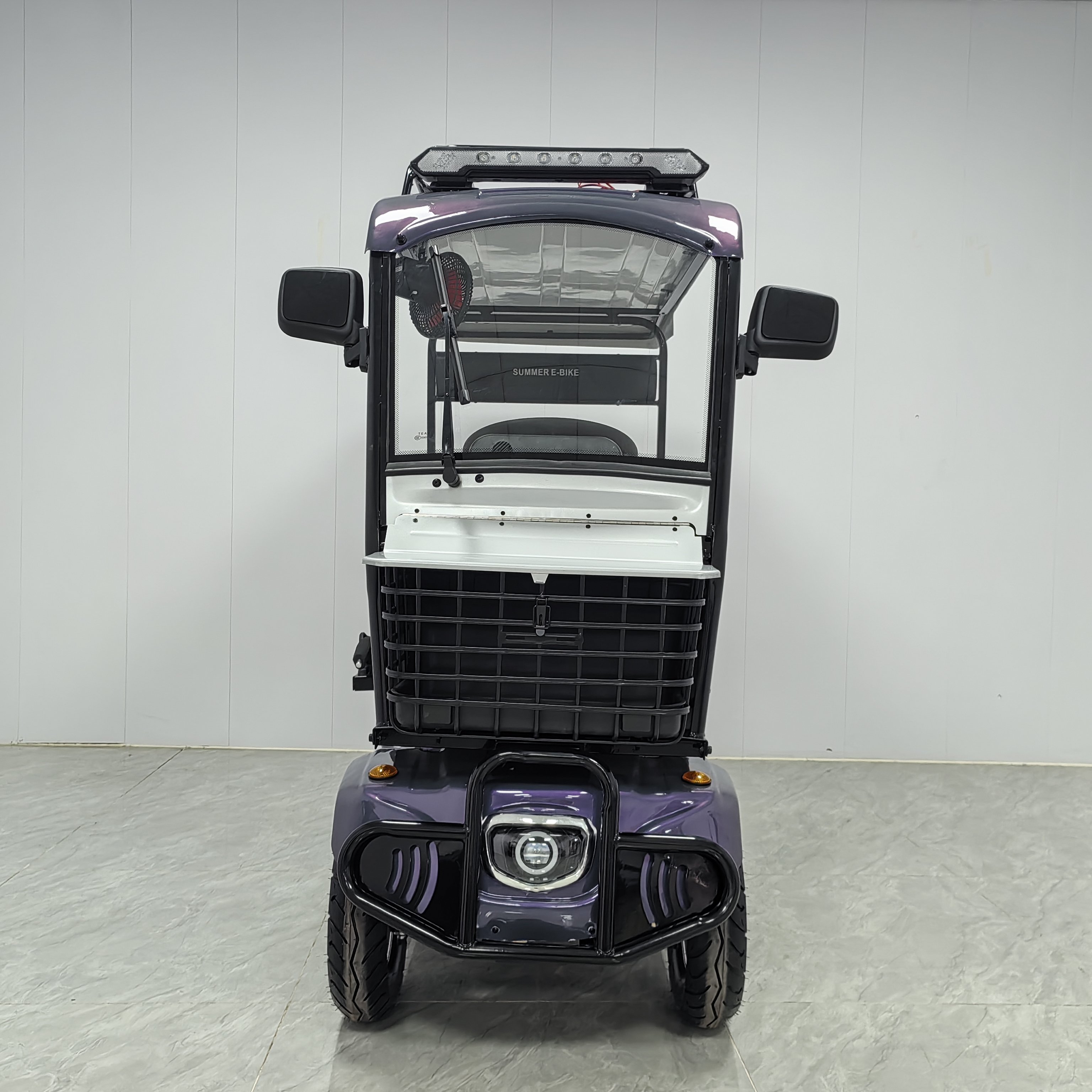 Premium Leisure Life Long Range Golf Cart Purple Electric Quad Bike 48v Electric Quad Bike