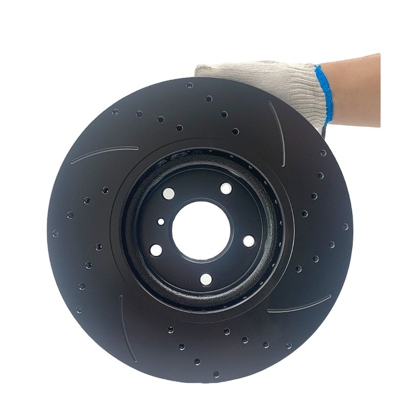 272404 Front Drilled and Slotted Ventilated Ceramic Brake Disc 305 mm QUIET SHOCKPROOF COOL DURABLE for VOLVO