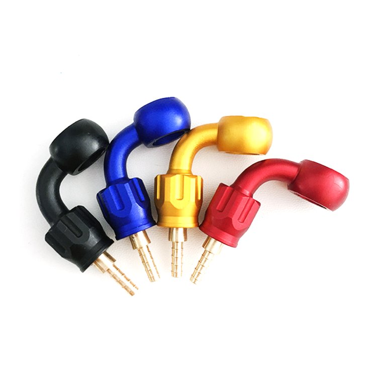 AN3 Steel Aluminum 10mm Brake Hose Lines Banjo Fittings Bolts Motorcycle Hose End Fitting Banjo Eye Connector Adapter