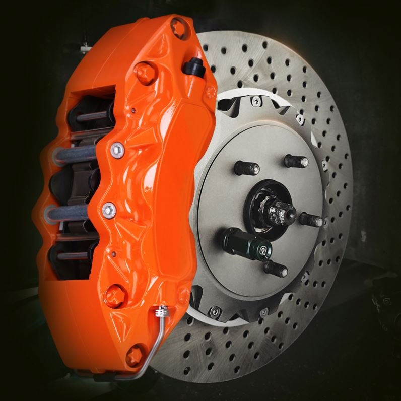 9040 High-Performance Racing Brake Kit 6 Piston Big Brake Kit for Mercedes W212 Toyota Supra G35 370Z C7 Corvette