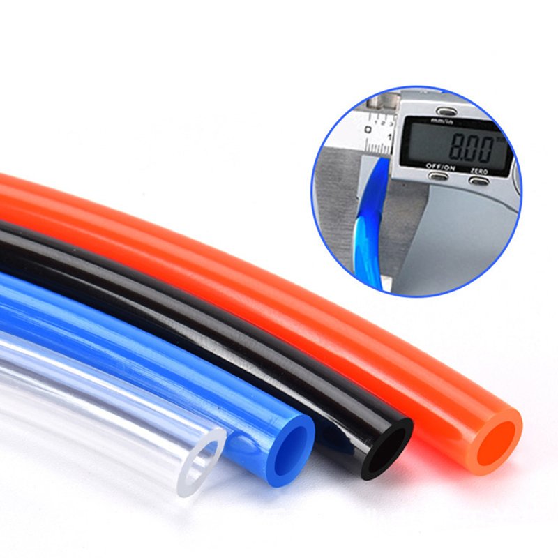 No Smelling Pu Pa Flexible Spiral 15 or 18 Feet Trailer Coil Air Brake Hose for Semi Truck Tractor Trailer
