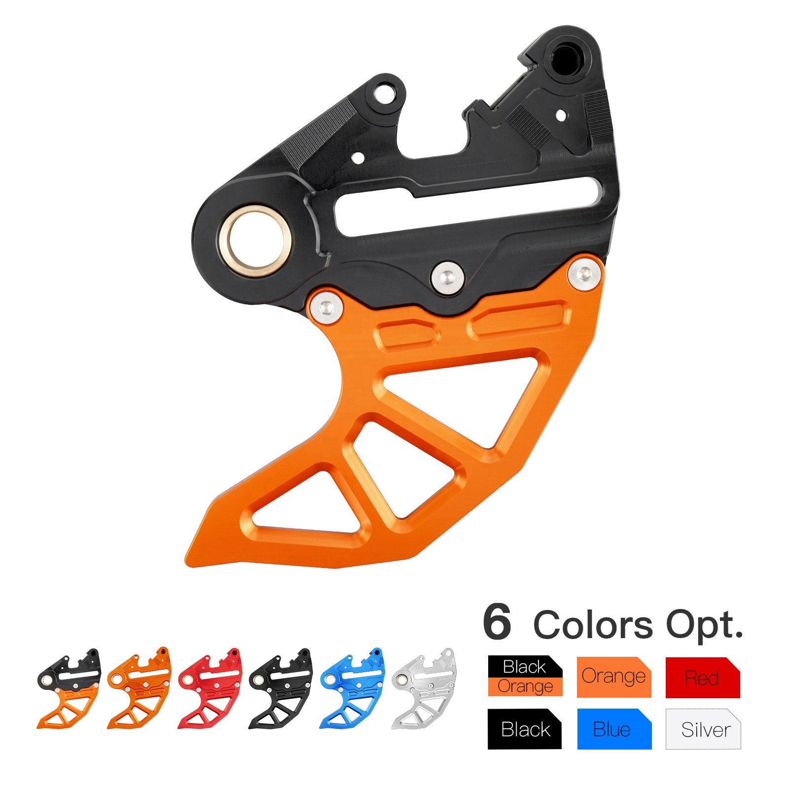NiceCNC CNC Machined Rear Brake Disc Guard for Hus-qvarna TC/FC/TX/FX/TE/FE 125 250 300 350 450 501 2014 2015 2016 2017