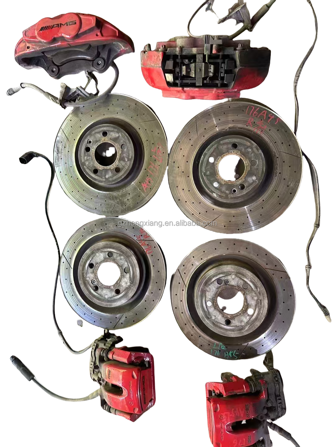 Used For Mercedes A45AMG Brake Calipers Fitted on W176 W117 W156 A45 Models with A45 Brake Pad & Braking System