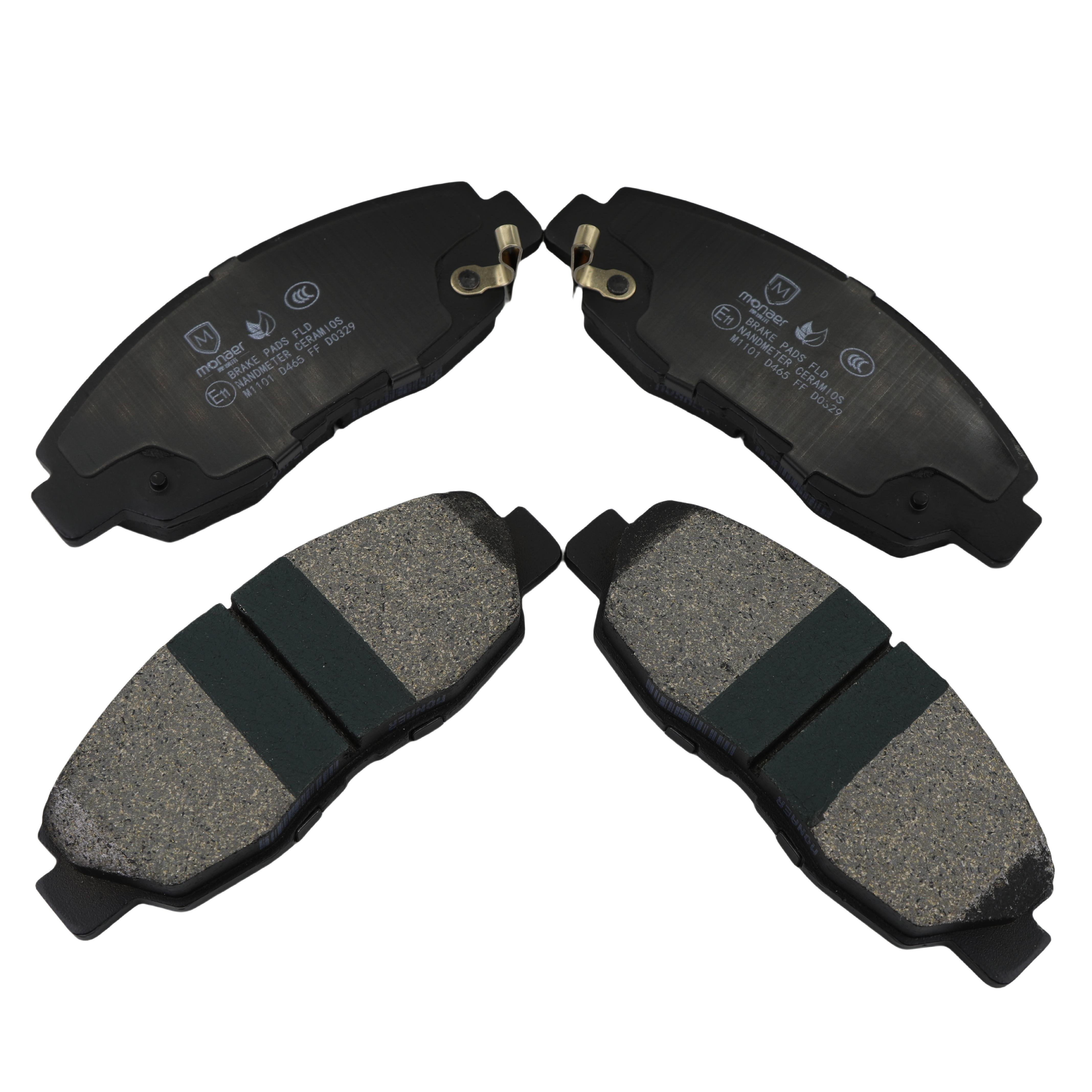 Monaer Brake Pads D465 High Performance and Low Noise Ceramict Disc Brake Pad for HONDA