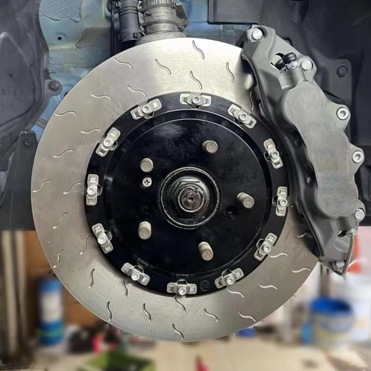 Brake Caliper Kit TA6 6 Piston Auto Brake System with 380mm Brake Disc for audi toyota Hiace tesla Model 3 mitsubishi Pajero