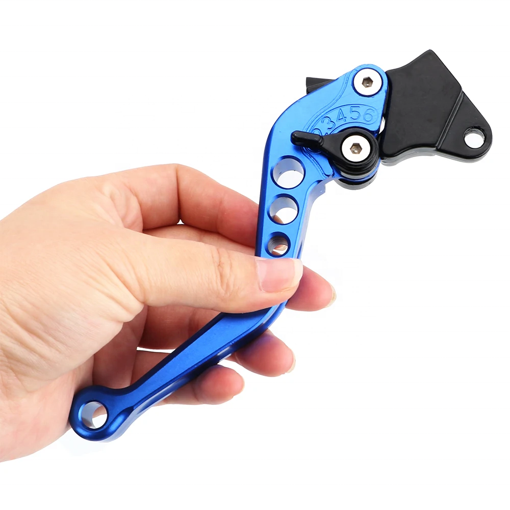 Universal Fit for Motorbike Modification 1 Pair Alloy Motorcycle Brake Handle CNC Motorcycle Clutch Drum Brake Lever Handle