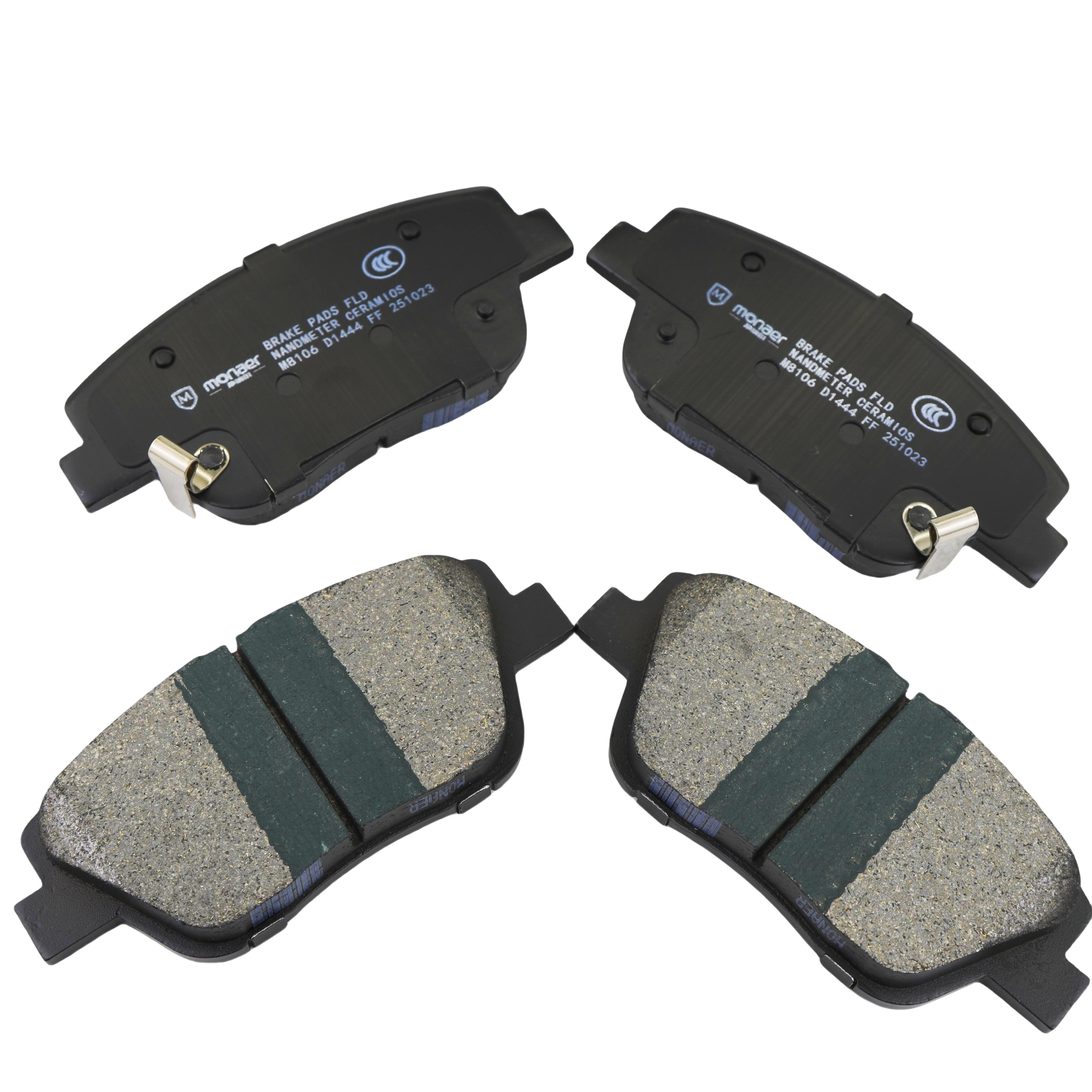 Monaer Brake Pads D1444 Ceramic Front Disc Brake Pad for Hyundai/Kia