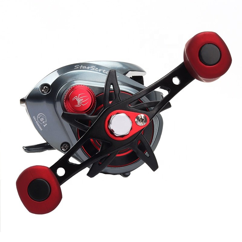 New Arrival Best Priced Dark Gray SS200 Baitcasting Fishing Reel for River Lake and Stream