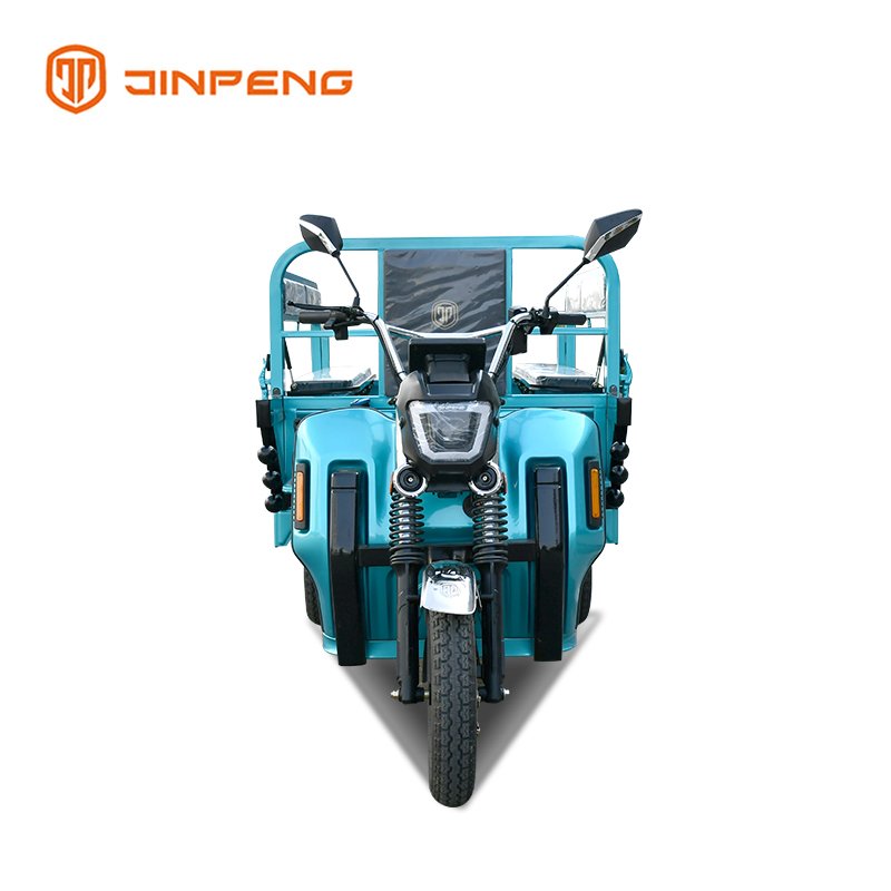 Jinpeng 60V1000W High Fence EEC Certified Adult Passenger with Open Body 1000W Power Electric Cargo Tricycles