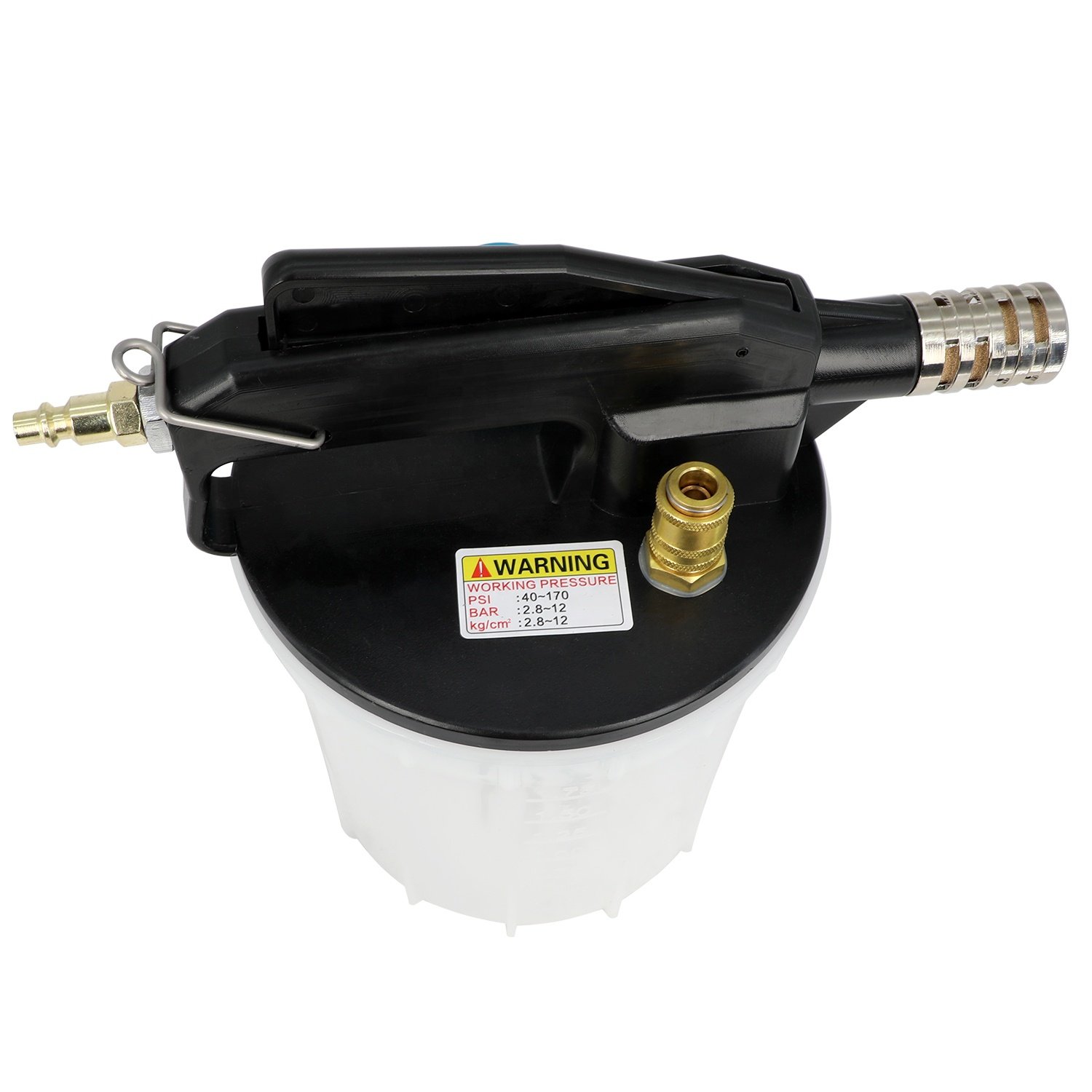 2L Liter Air Brake Oil Bleeder Extractor Pneumatic Vacuum Pump Tester Tool Kit