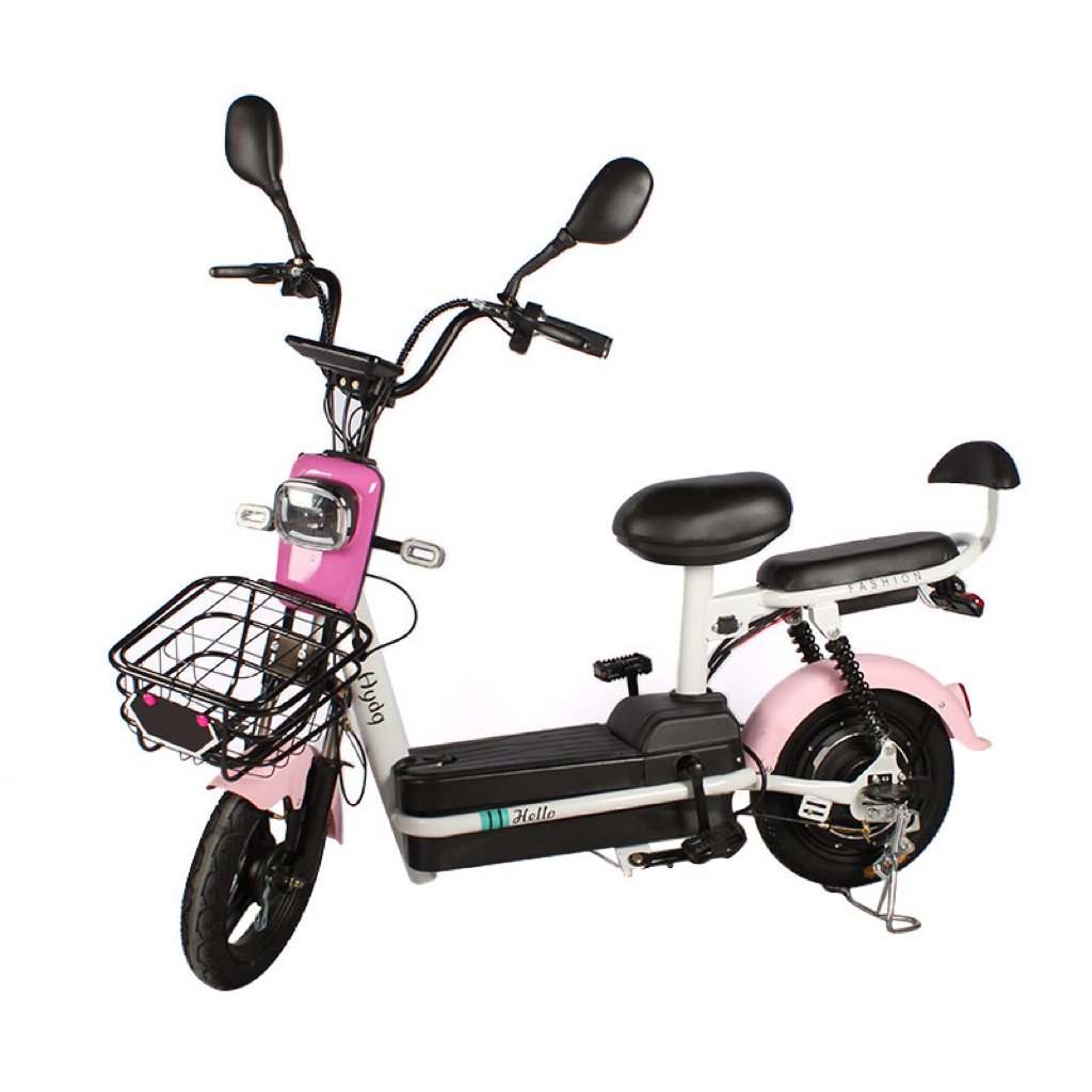 High Performance 14-Inch Wheel 48v 350w/500w Electric Bike Hot Sale Adult City E-bike Customizable Color Steel Hot Sale Adult