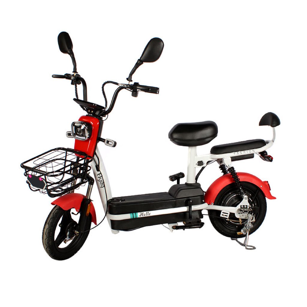 High Performance 14-Inch Wheel 48v 350w/500w Electric Bike Hot Sale Adult City E-bike Customizable Color Steel Hot Sale Adult