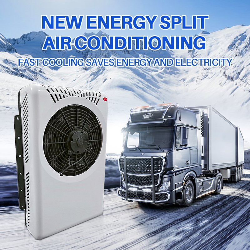 12v 24v Ac Driving Cab Cooling 12 Volt 24 Volt Air Conditioner Car Tractor Truck Apu Parking Cooler Truck Air Conditioner