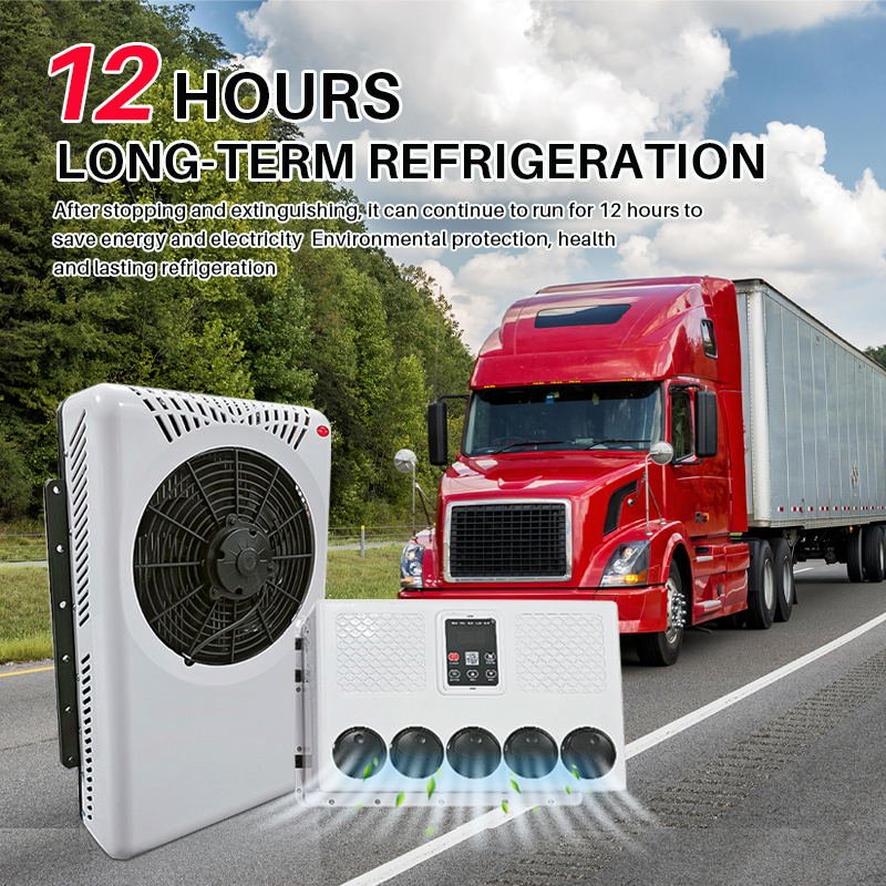 12v 24v Ac Driving Cab Cooling 12 Volt 24 Volt Air Conditioner Car Tractor Truck Apu Parking Cooler Truck Air Conditioner