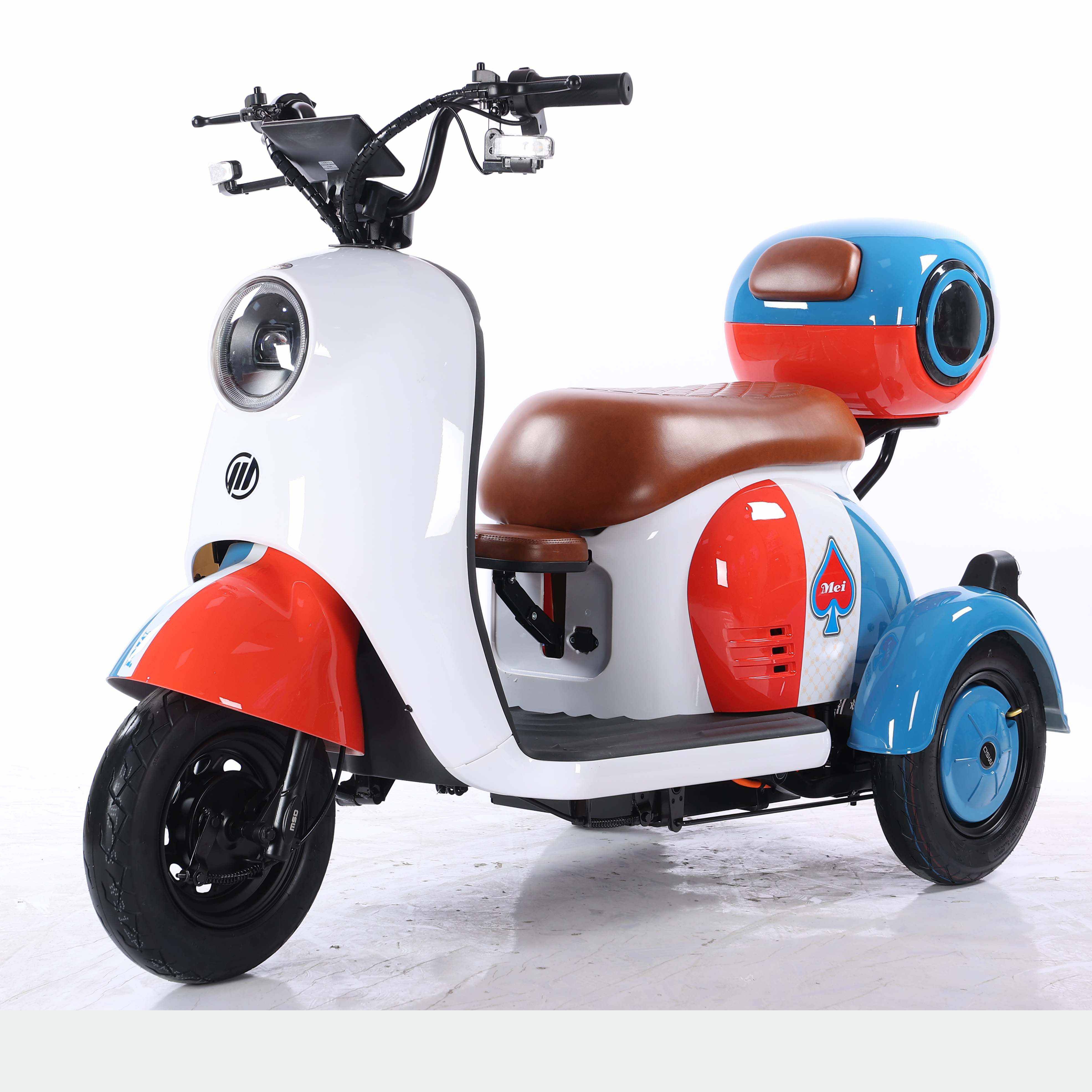 Whosale Electric Tricycle 3 Wheels Electric Scooter for Adult 500w