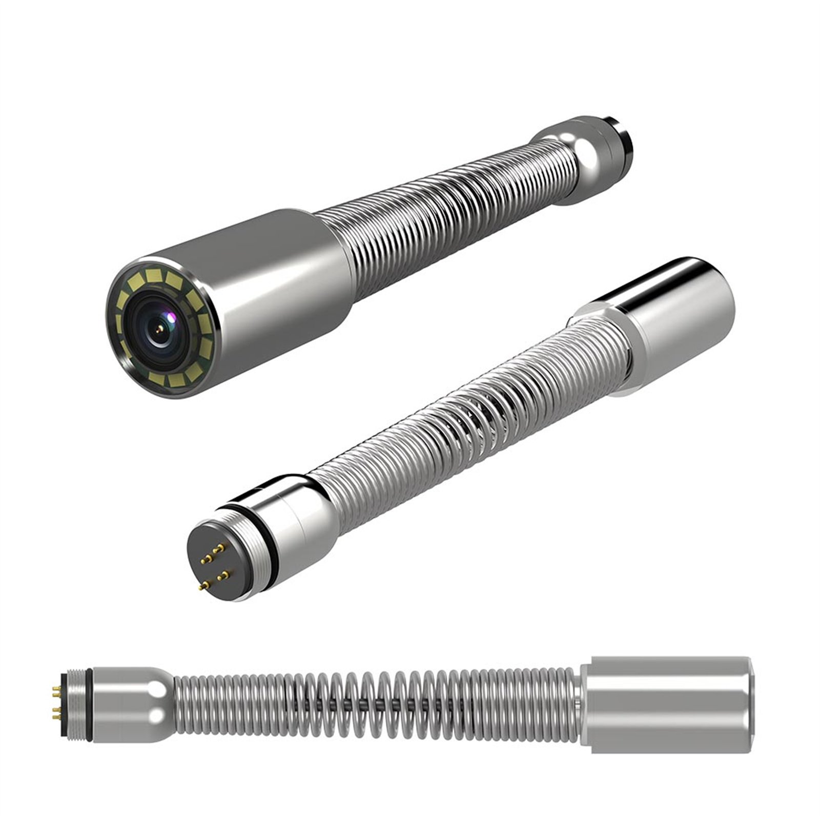 10 Inch Ips 1080P Screen Cable 50M Ip68 Self Leveling 512HZ Locator 7mm thick cableSewer Pipe Inspection Camera with brake