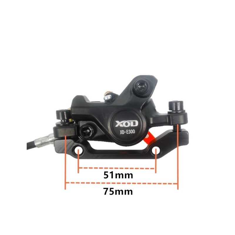 Dyisland XOD KTET Electric Scooter Parts Accessories 2 Piston Scooter Hydraulic Oil Brake