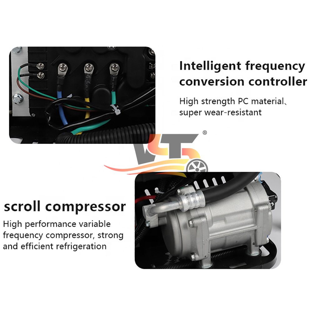 12v 12 Volt air Conditioner for Car Camping Truck Car Electric air Conditioner Semi Truck Ac Unit Parking Cooler Customer's LOGO