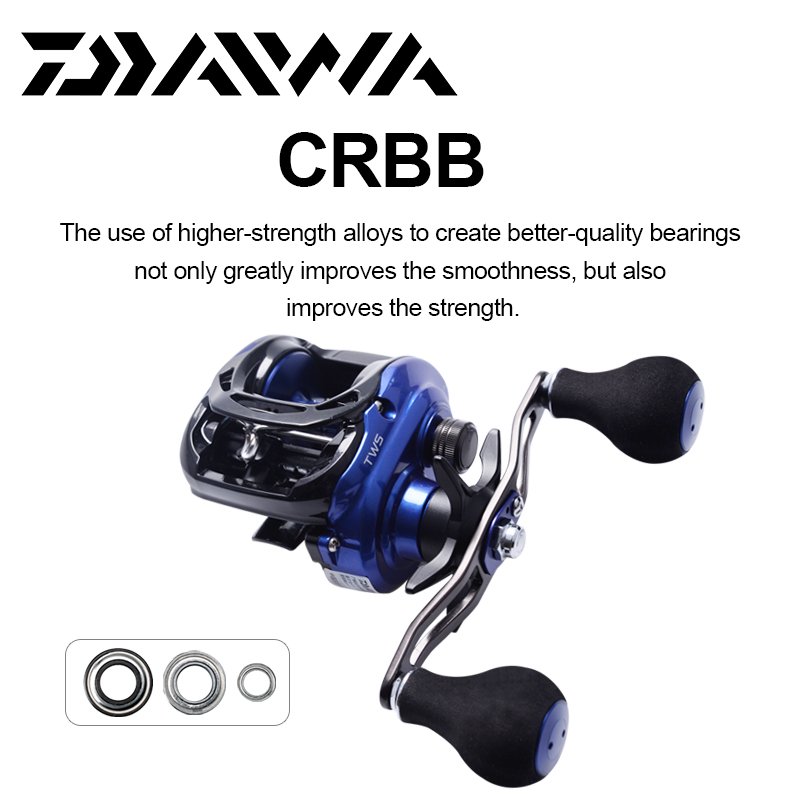 DAIWA COASTAL-TWS 200HS/200HSL TATULA 7kg Max Magnetic Brake Surf Baitcasting Reel Freshwater Saltwater Fishing Casting Reel