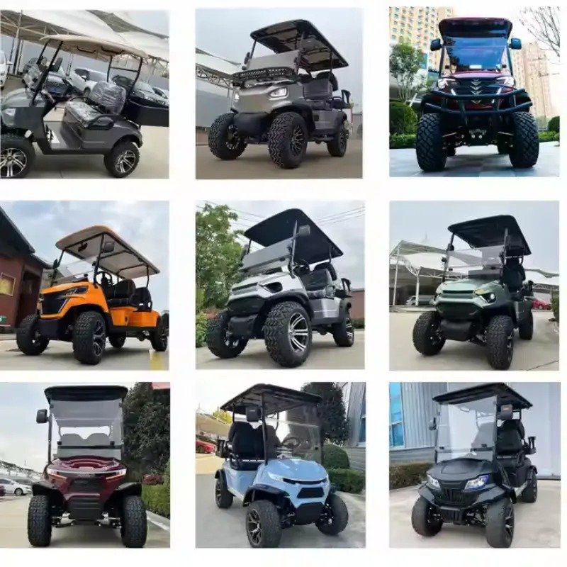 AIR or SEA Shipping for Golf Club Car 48v 72v 4x4 Lithium Battery Hunting Electric Golf Cart