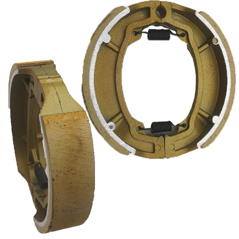 Indian Motorcycle Spare Parts Bajaj Re Brake Shoes Auto Yellow Parts