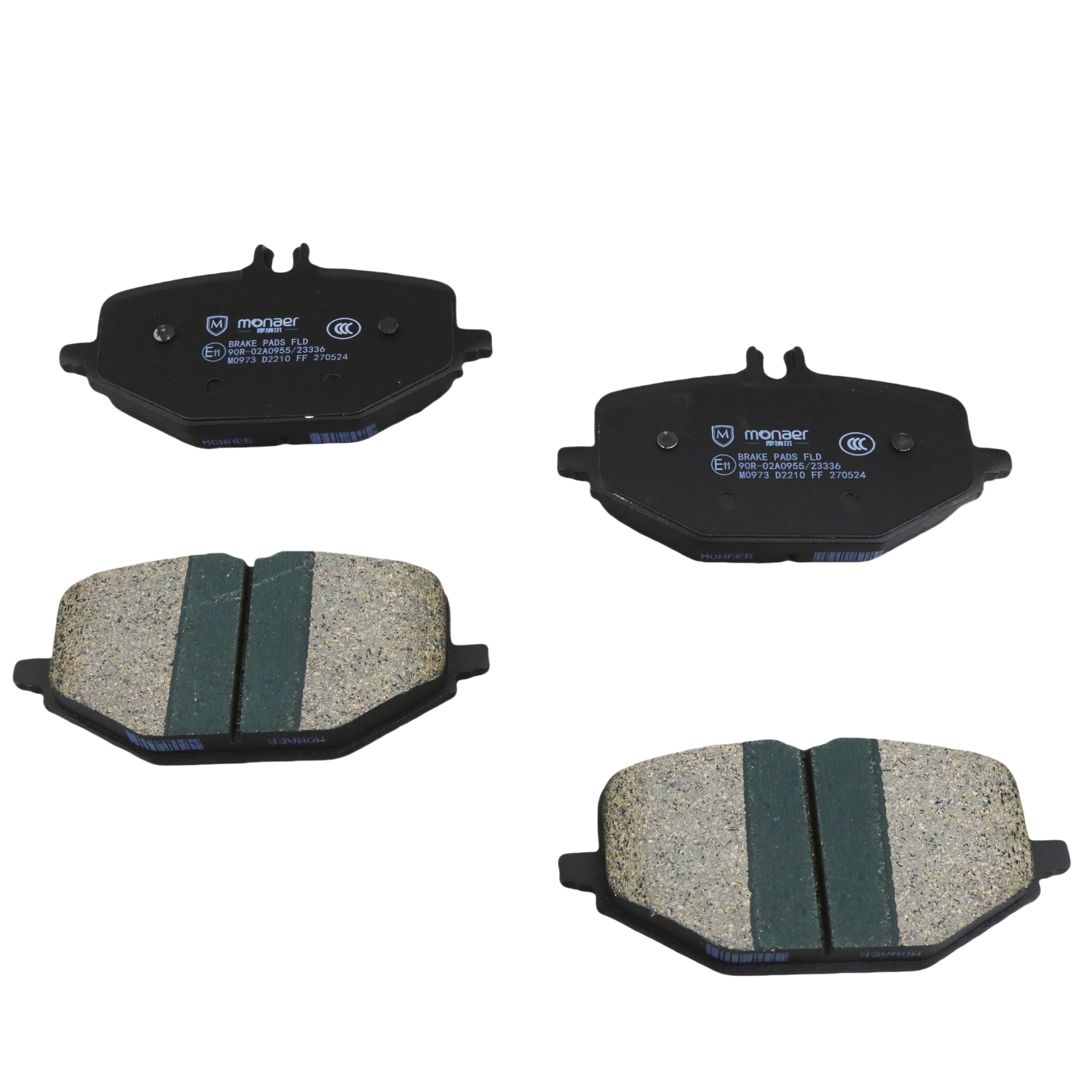 D1272 Monaer High Quality Ceramic Brake Pads Manufacturers Factory Price No Sound No Dust
