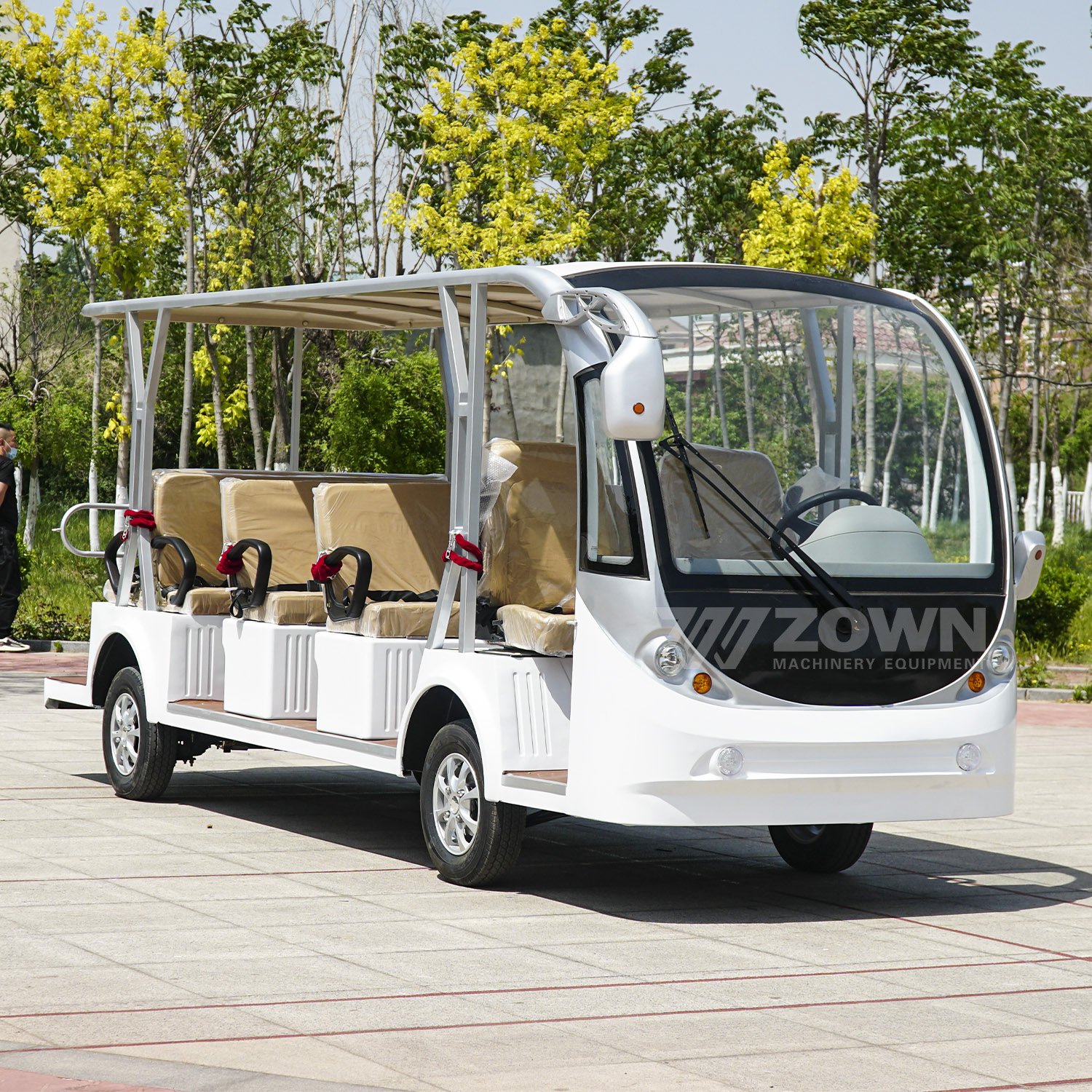 Battery Powered 11 Seat Electric Bus Electric Mini Bus 8 Seater Shuttle Bus