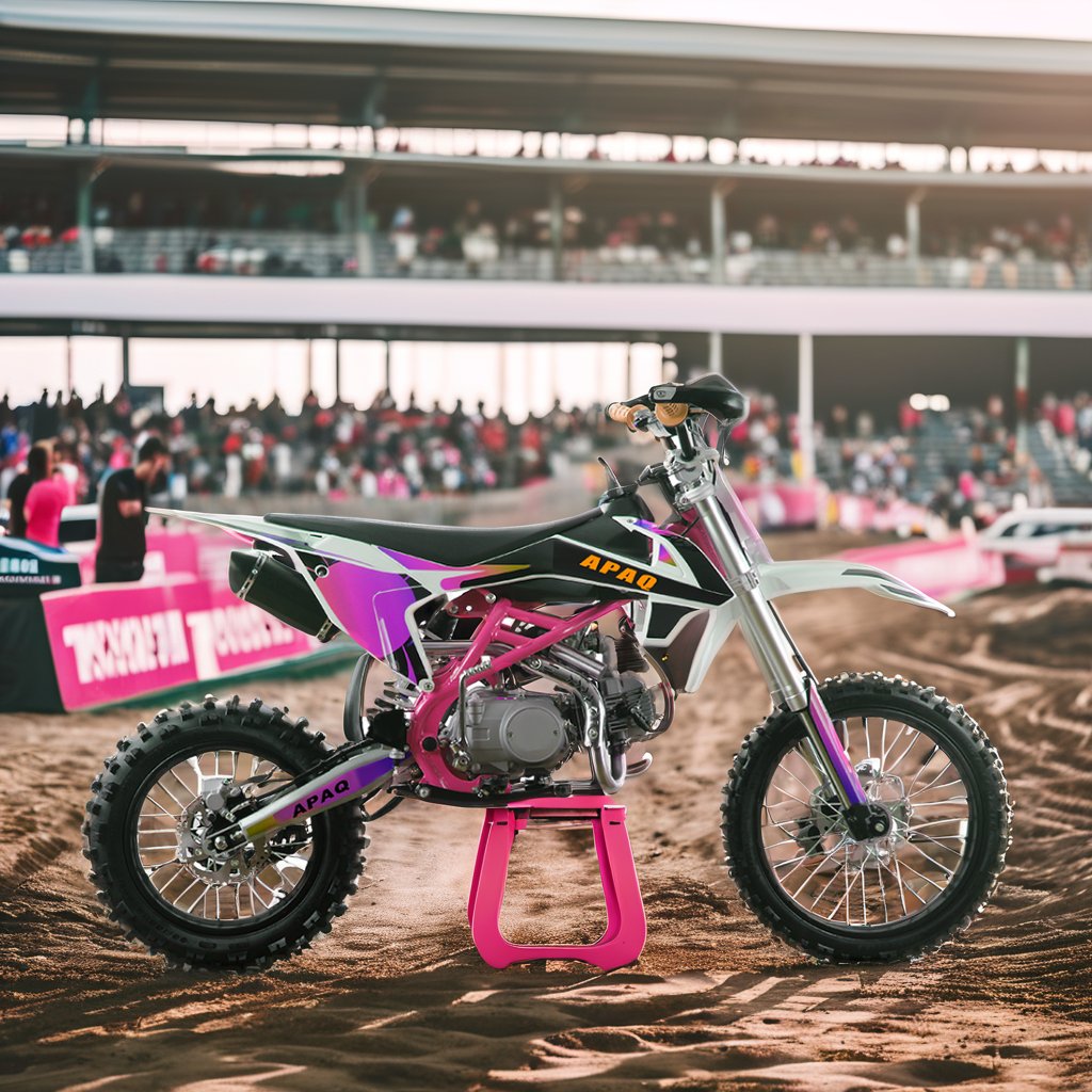 APAQ High Quality Off Road Gas 4 Stroke Dirt Bike with 17/14 Wheels Motorcycle Motocross Pit Bike 110cc 125cc 140cc Dirty Bike